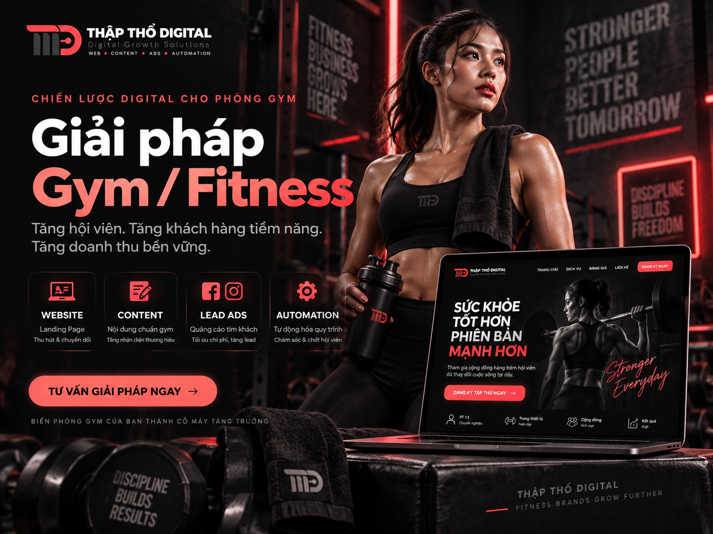 Giải pháp Digital Marketing cho Gym Fitness