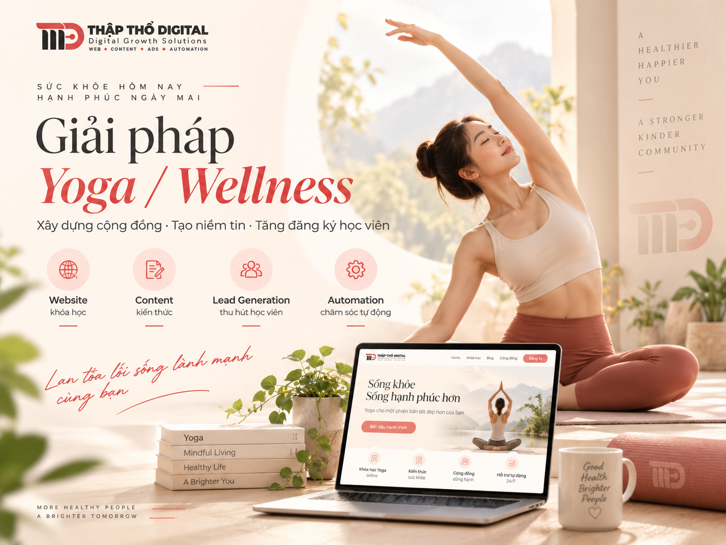 Giải pháp Website Content Ads cho Yoga Wellness