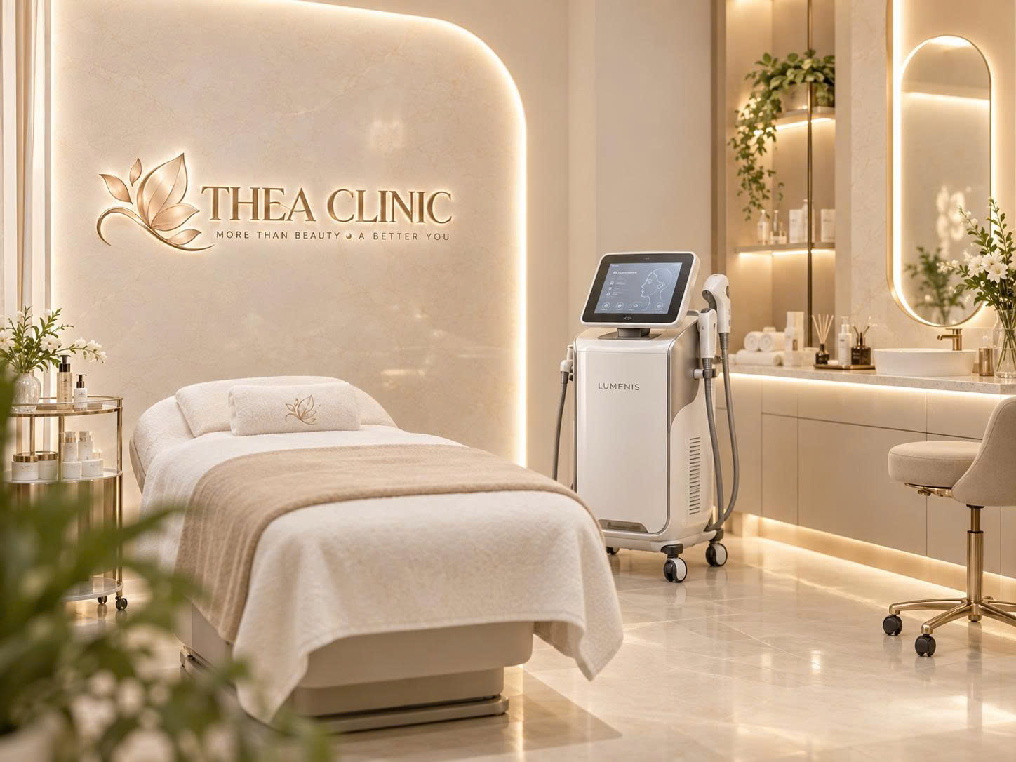 Trang thiết bị thẩm mỹ hiện đại tại THEA Clinic