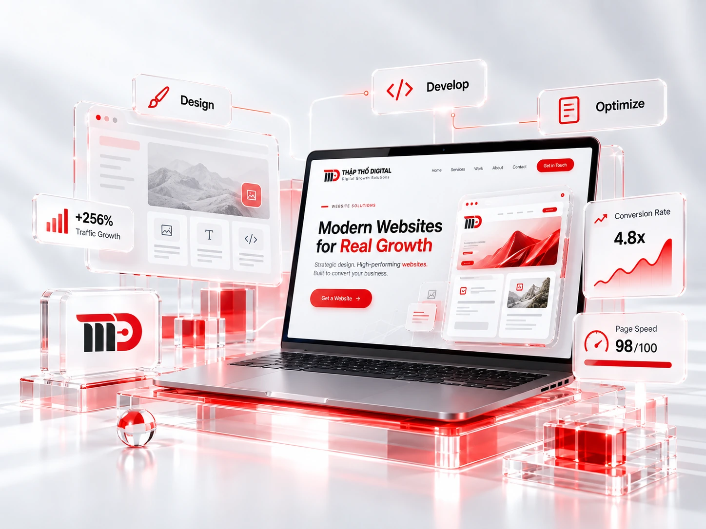 Dịch vụ thiết kế website TTD